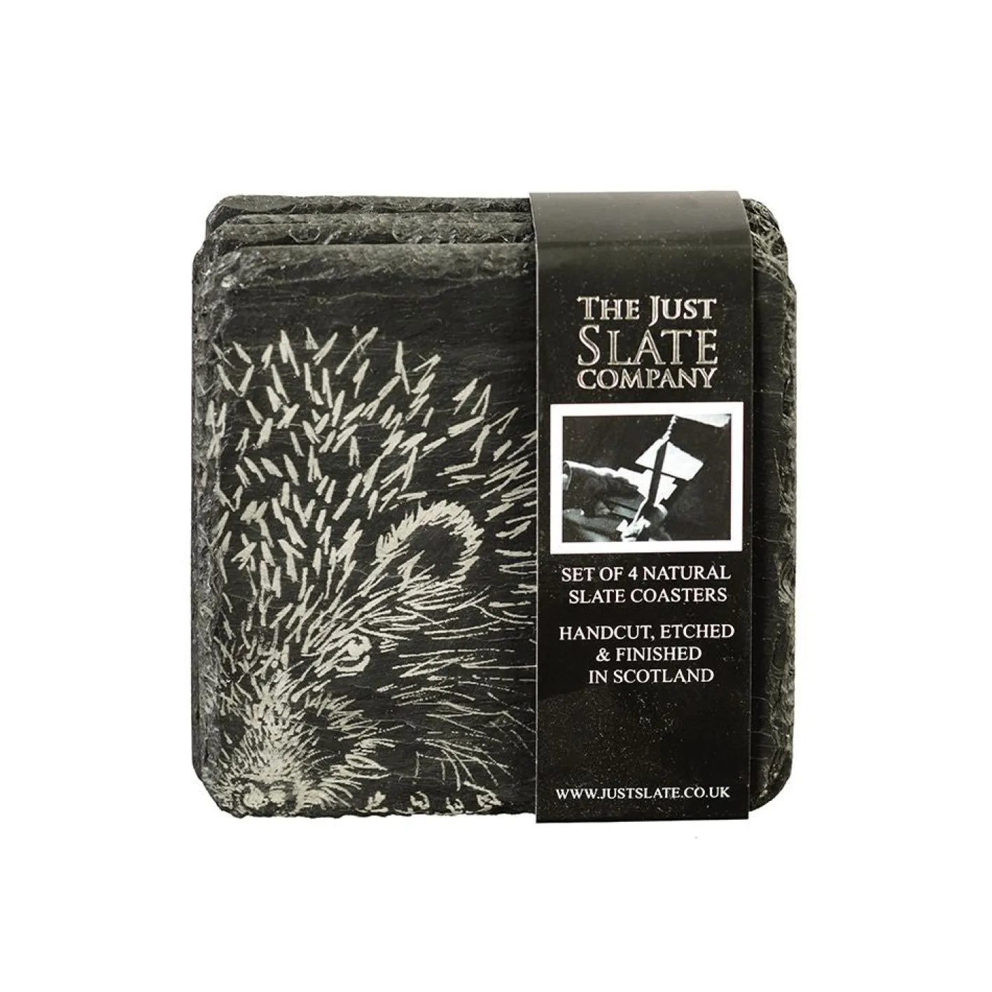 Selbrae Woodland Slate Coasters- Set of 4
