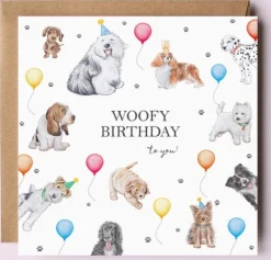 West Country Designs 'Woofy Birthday' Dog Card