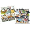 Emma Ball Woolly Puffins pack of 10 Mini Notecards