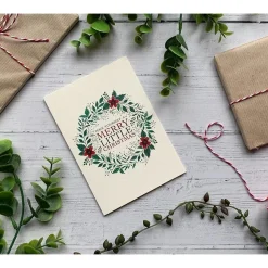 Becky Amelia Wreath Christmas Card