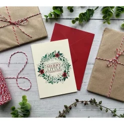 Becky Amelia Wreath Christmas Card