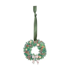 Lottie Murphy Wreath Wooden Christmas Decoration