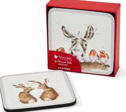 Wrendale Designs Set of 6 Winter Coasters