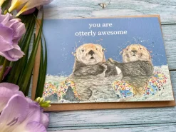 Jen Winnett You Are Otterly Awesome Greetings Eco Card