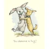 Two Bad Mice You Deserve a Hug! Greetings Card