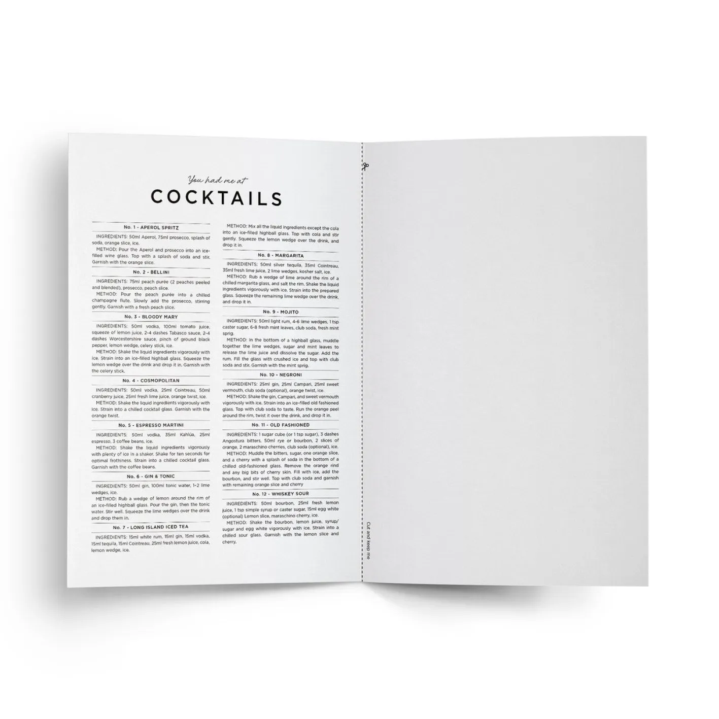 Everlong Print Co. You Had Me at Cocktails Card