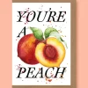 Studio Frewb. You're a Peach Greetings Card