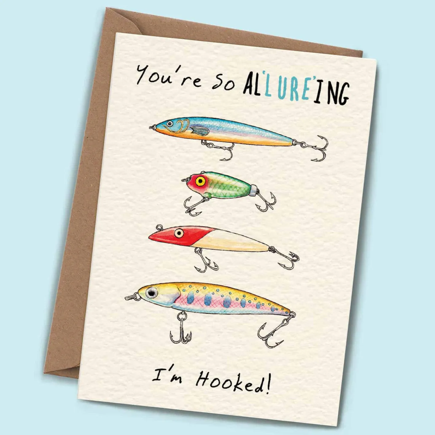 Bewilderbeest You're So Alluring Greetings Card