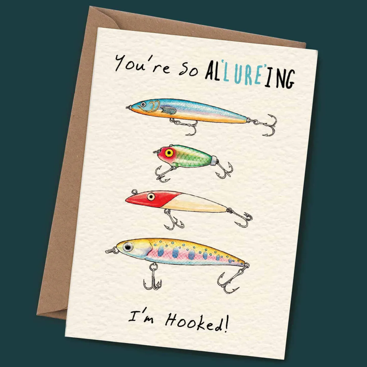 Bewilderbeest You're So Alluring Greetings Card
