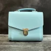 Zatchels Handmade Leather Athena Bag - Baby Blue