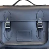 Zatchels Handmade Leather Classic Satchel - Navy Blue