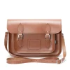 Zatchels Handmade Leather Classic Satchel - Chestnut