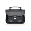 Zatchels Handmade Leather Luna Navy Small Handbag