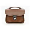 Zatchels Handmade Leather Luna Chestnut Small Handbag