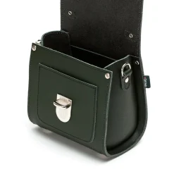Zatchels Handmade Leather Sugarcube Plus Handbag - Ivy Green