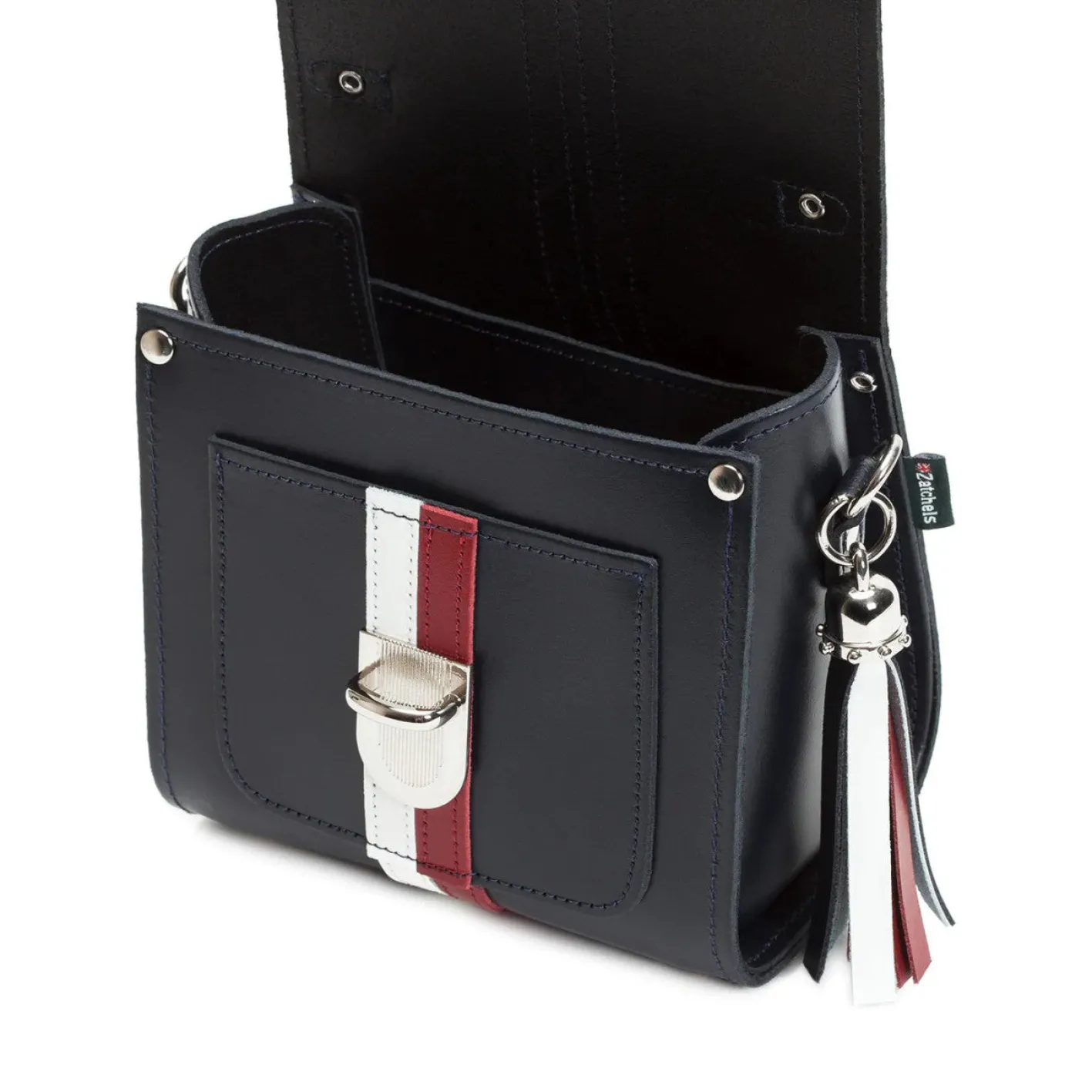 Zatchels Handmade Leather Sugarcube British Edit Plus Handbag