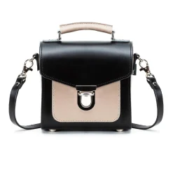 Zatchels Handmade Leather Sugarcube Plus - Cafe Noir