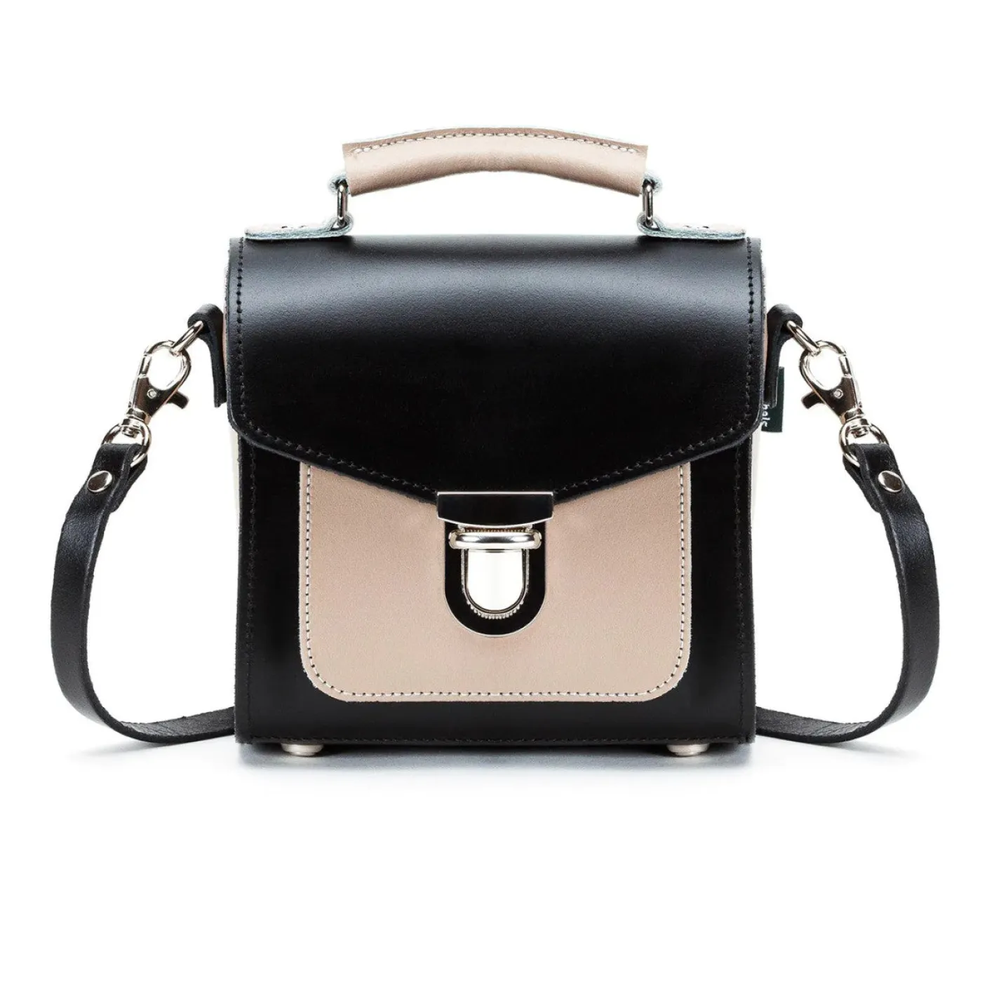 Zatchels Handmade Leather Sugarcube Plus - Cafe Noir