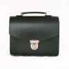 Zatchels Handmade Leather Sugarcube Grande Executive British Racing Green Handbag