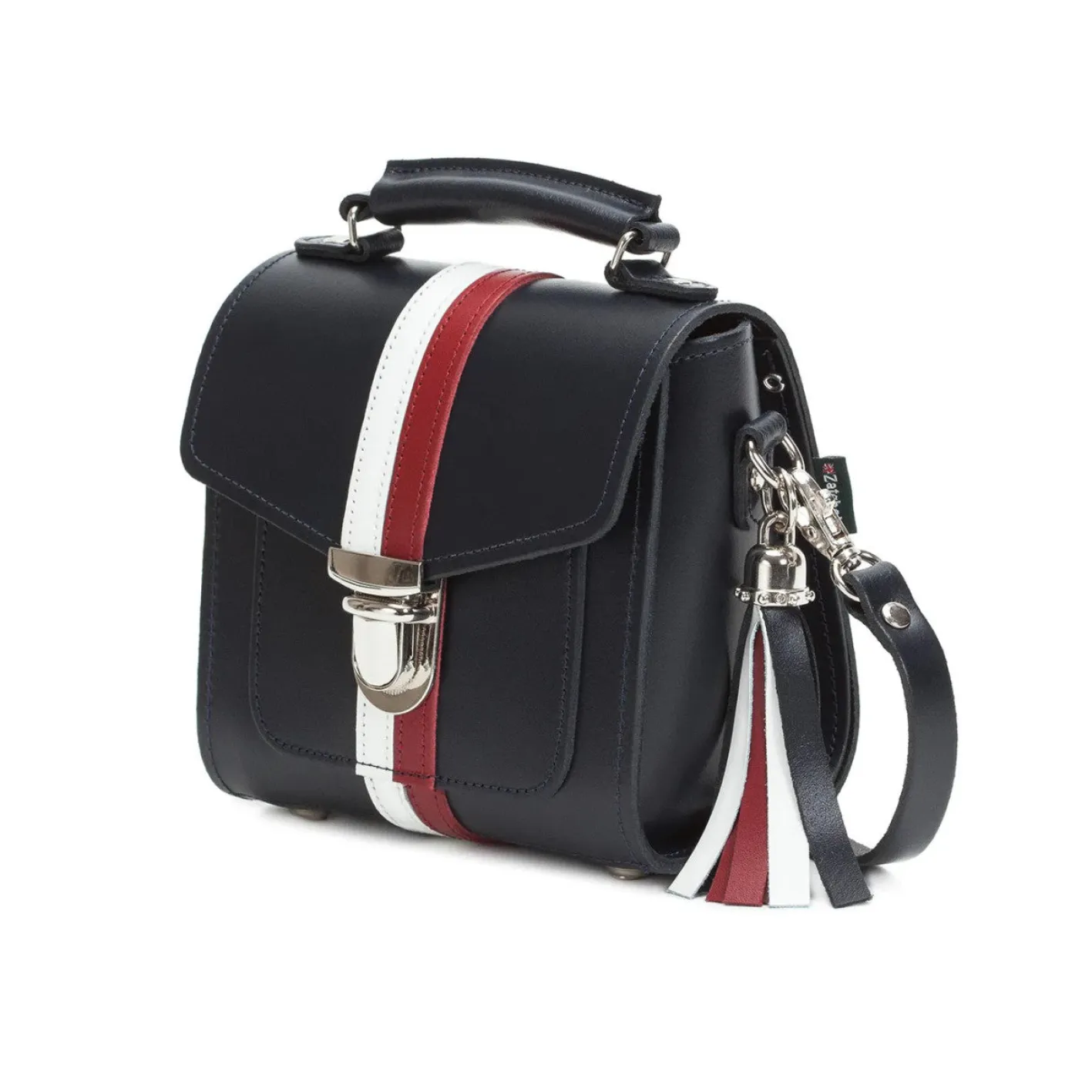 Zatchels Handmade Leather Sugarcube British Edit Small Handbag