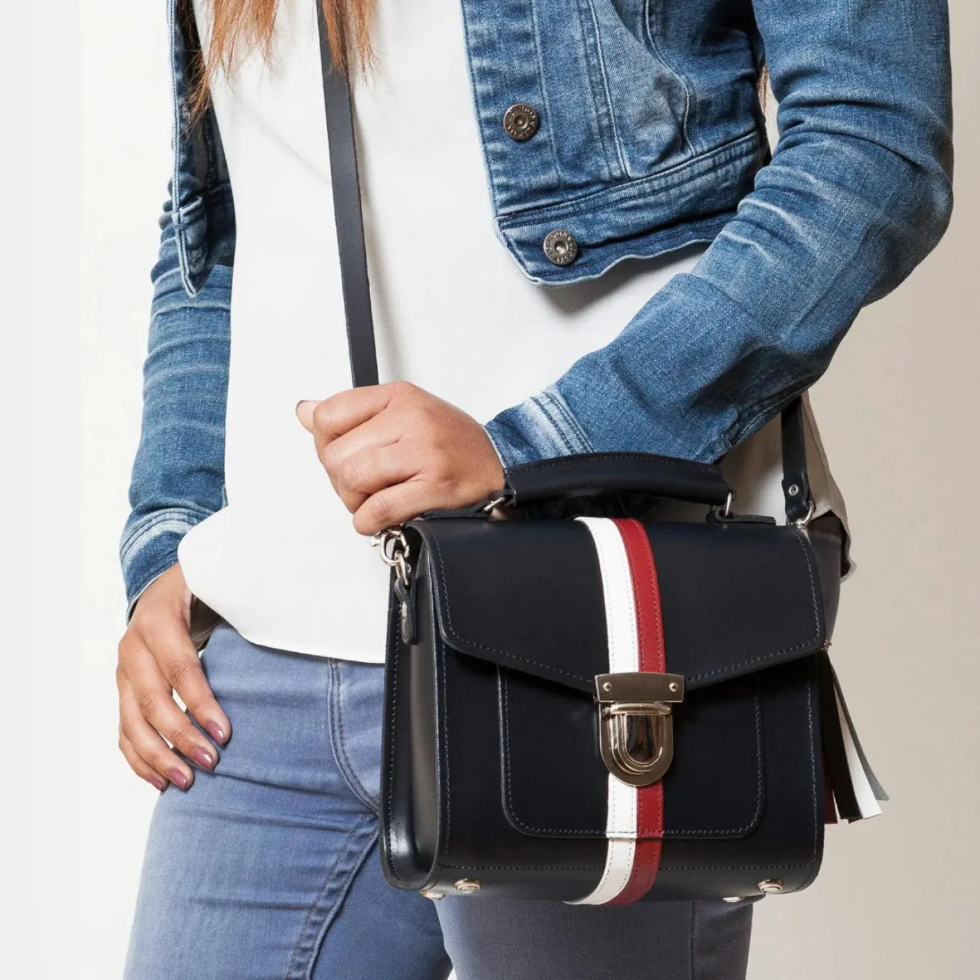 Zatchels Handmade Leather Sugarcube British Edit Small Handbag